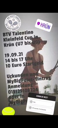4. BTV Talentino Kleinfeld Cup in Kr&uuml;n